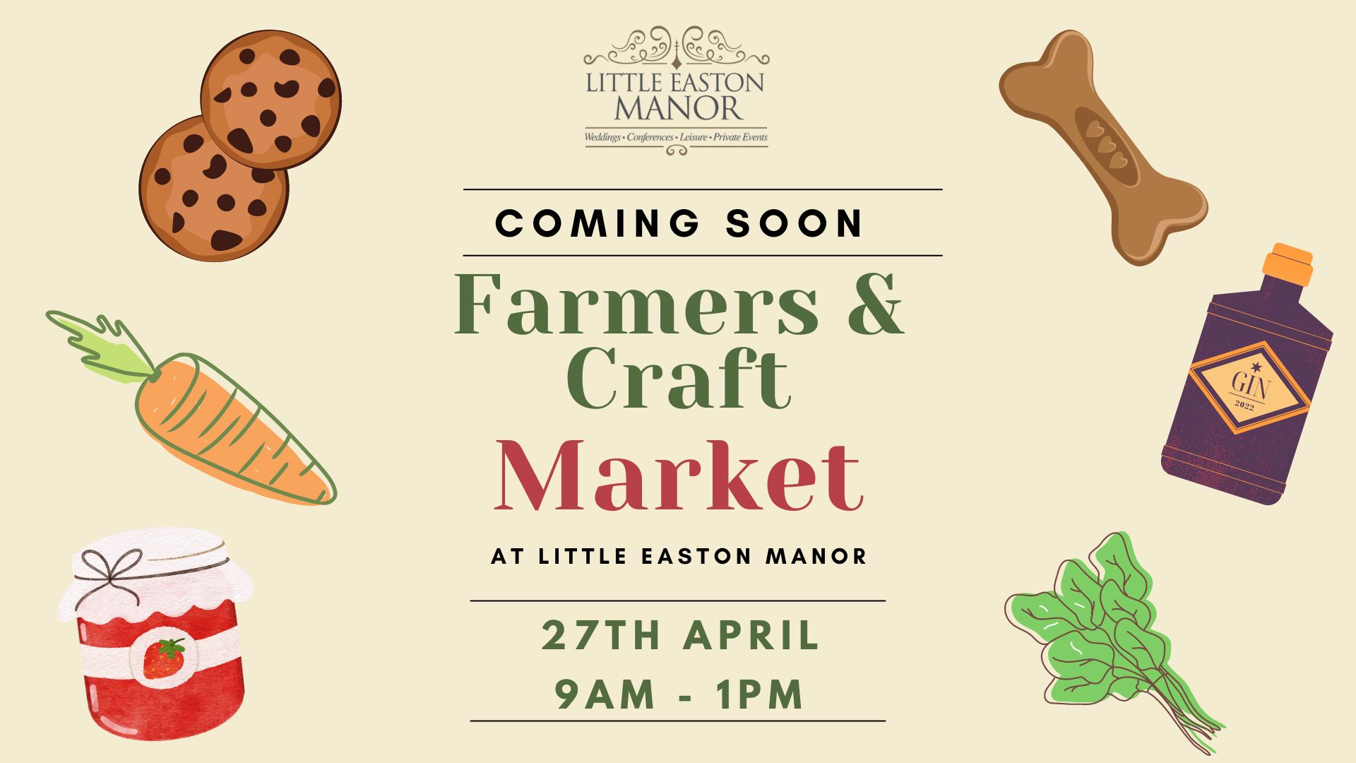 Farmers & Craft Market Little Easton Manor Discover Uttlesford